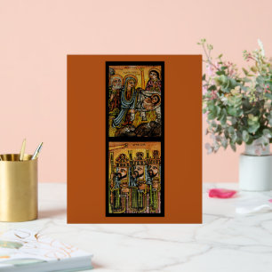 Señal Acrílica Icono etíope de la Natividad