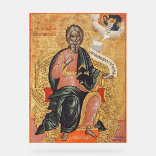 Señal Acrílica Icono ortodoxo de San Andrés el Apóstol