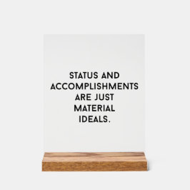 Señal Acrílica Ideales materiales Rótulo acrílico