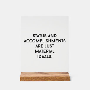 Señal Acrílica Ideales materiales Rótulo acrílico