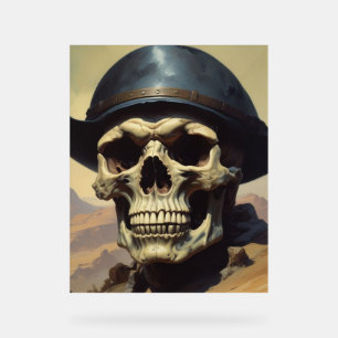 Señal Acrílica Ilustracion de pintura estilo pintura de aceite de