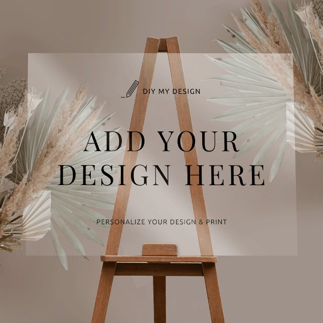 Señal Acrílica Impresión de Rótulo de eventos acrílicos de 36x24" (Upload your design to this large acrylic sign)