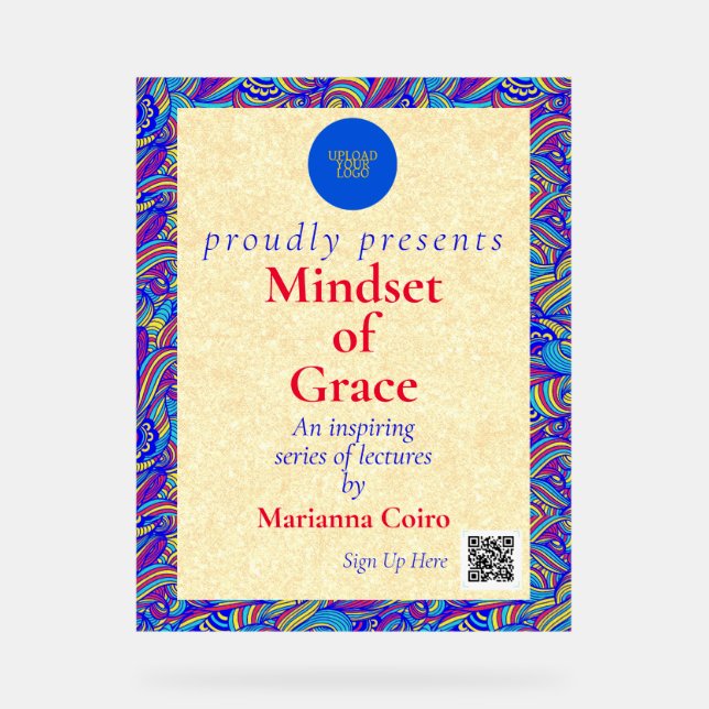 Señal Acrílica Impressive Personalized Colorful (Anverso)