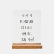 Incluso En El Rótulo Acrílico De Amistad