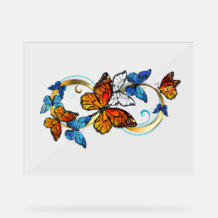 Señal Acrílica Infinidad de Mariposas Monarca
