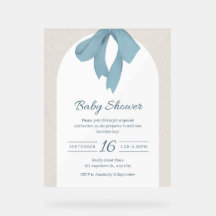 Invitación de Arco de Cumpleaños con Lazo de Cinta