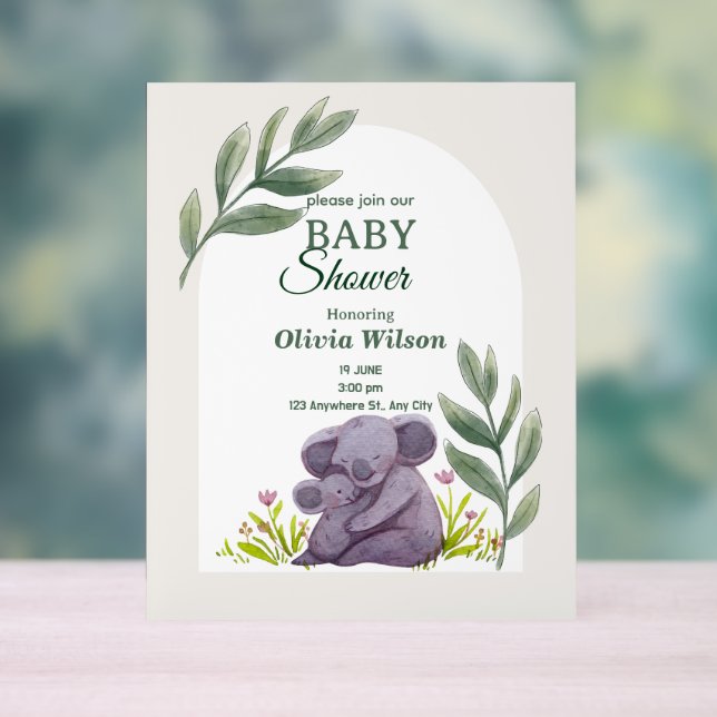 Señal Acrílica Invitations & Stationery Invitations & Announcemt (Neutral )