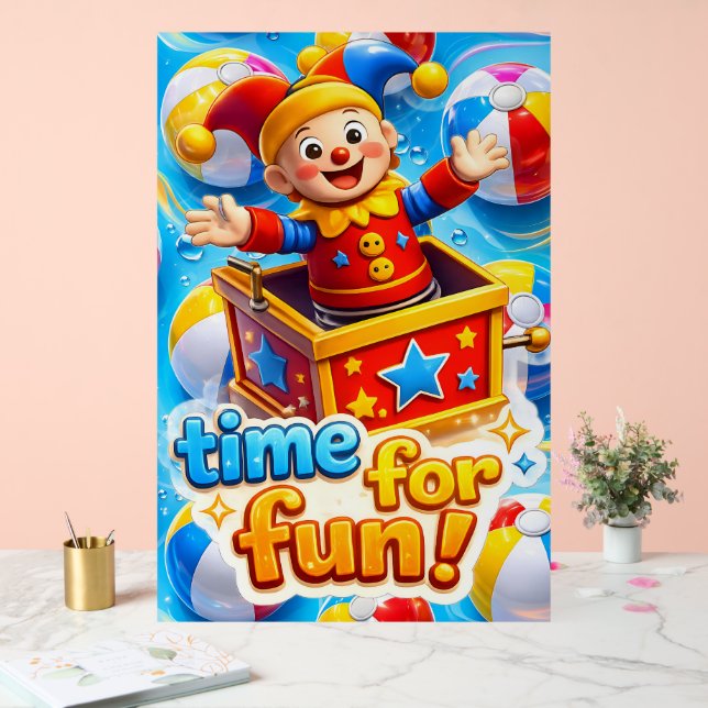 Señal Acrílica jester poster (Boda)