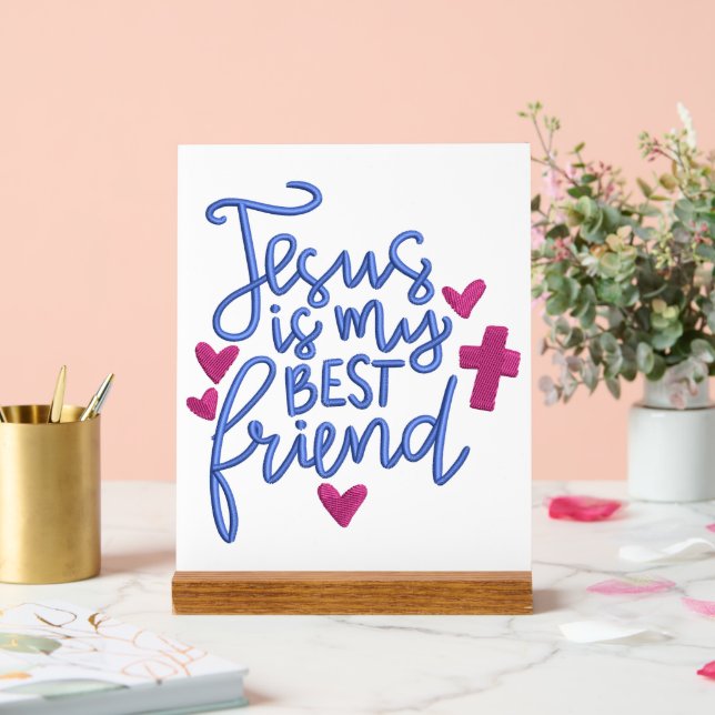 Señal Acrílica Jesús (Boda)