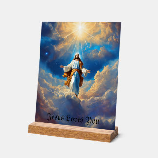 Señal Acrílica Jesús te ama