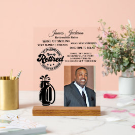 Señal Acrílica Jubilación