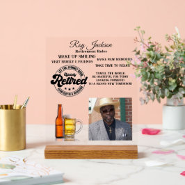 Señal Acrílica Jubilación