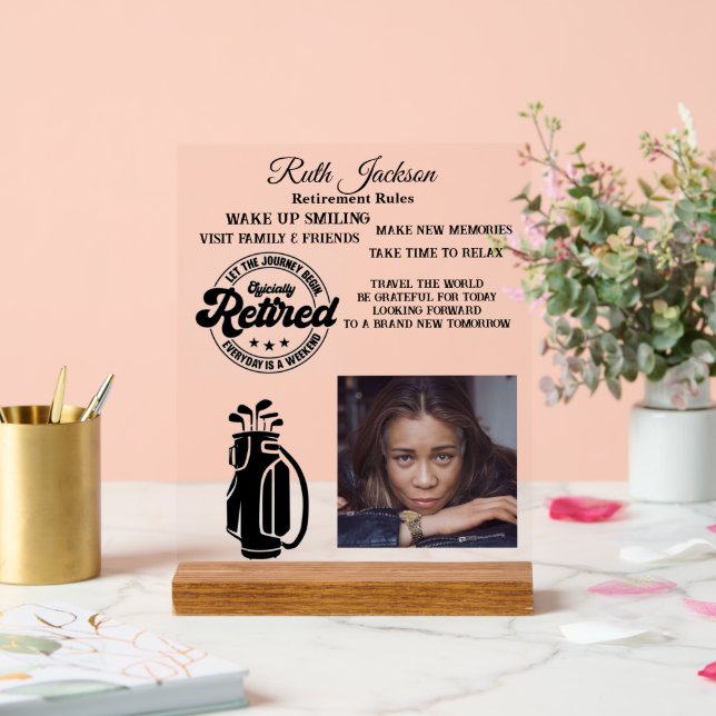 Señal Acrílica Jubilación (Boda)