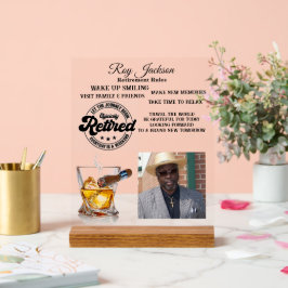 Señal Acrílica Jubilación