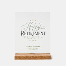 Jubilación Feliz Nombre Personalizado