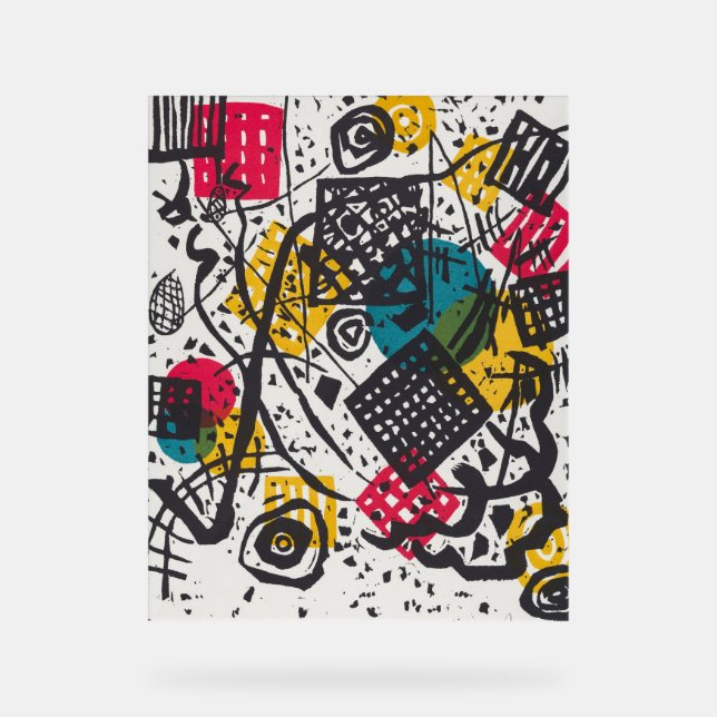 Señal Acrílica Kandinsky Pequeños Mundos V Resumen Clásico (Anverso)