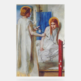 Señal Acrílica La Anunciación por Dante Gabriel Rossetti