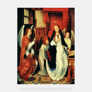 Señal Acrílica La anuncio de la Virgen María por Hans Memling