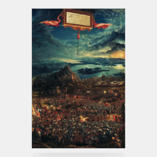 Señal Acrílica La batalla de Alejandro en Issus