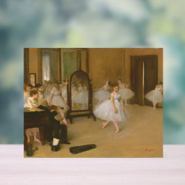 Señal Acrílica La clase de baile (1870) Edgar Degas