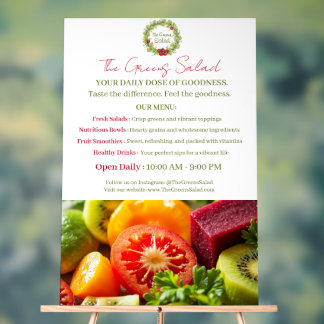 Señal Acrílica La ensalada de los Verdes