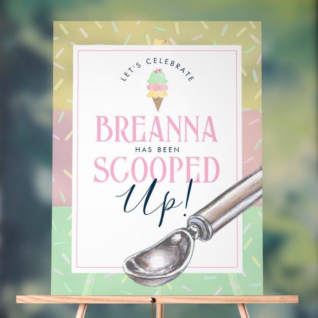 Señal Acrílica La han escogido 3 cucharas de shade (Neutral )