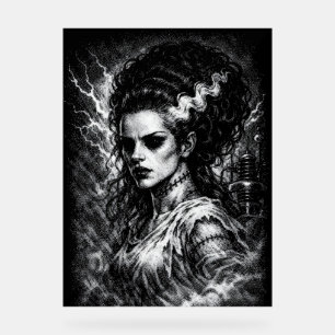 Señal Acrílica La Novia de Frankenstein — Resucitada por BurnsEnE