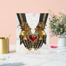 Señal Acrílica La oferta - Corazón en manos