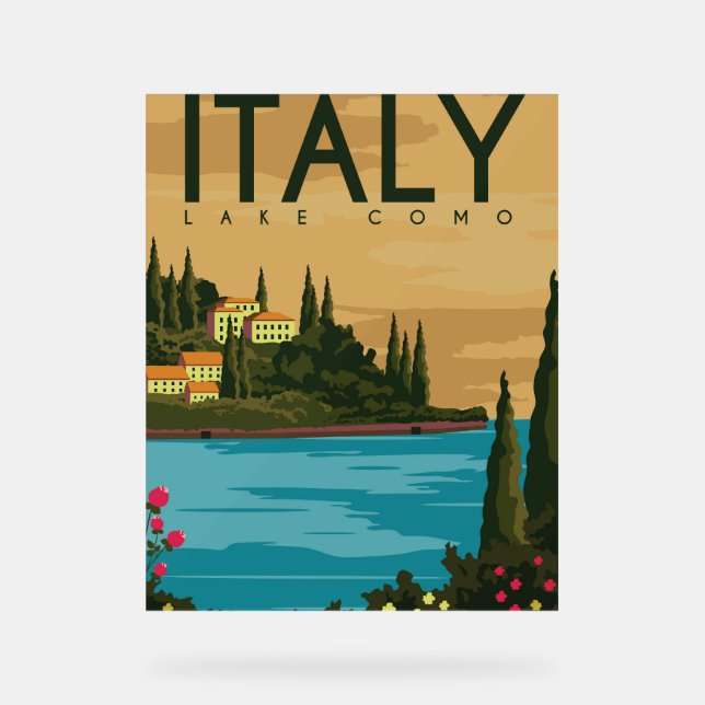 Señal Acrílica Lago de Italia (Anverso)