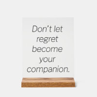 Lamentar el Rótulo acrílico