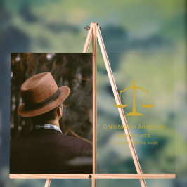 Señal Acrílica Legal Professional Graduation Party