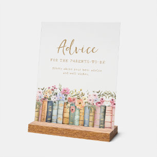 Señal Acrílica Letrero Acrílico de Consejos para Baby Shower
