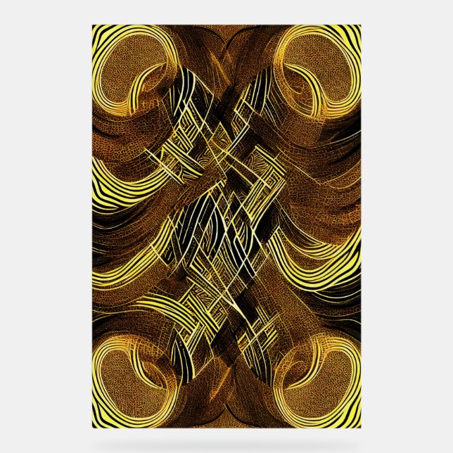 Señal Acrílica Letrero Acrílico de Diseño Abstracto Eva 6 (Anverso)