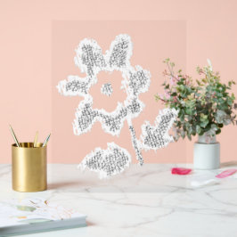 Señal Acrílica Letrero de acrílico ARTE  ESTILO DE DISEÑO 