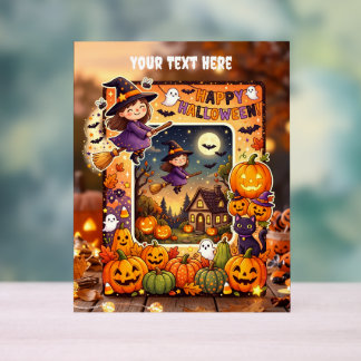 Señal Acrílica Letrero de acrílico de Halloween lindo #1