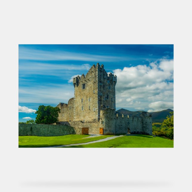 Señal Acrílica Letrero de acrílico del castillo de Ross | Killarn (Anverso)