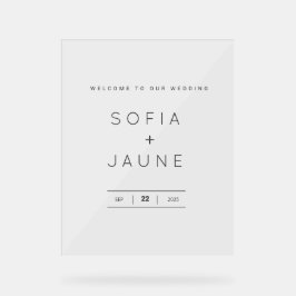 Señal Acrílica Letrero de bienvenida de acrílico personalizado – 