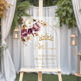 Señal Acrílica Letrero de bienvenida de la caída acrílica de Borg