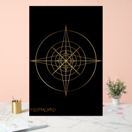 Señal Acrílica Letrero de Boda de Acrílico Geometría Sagrada Dora