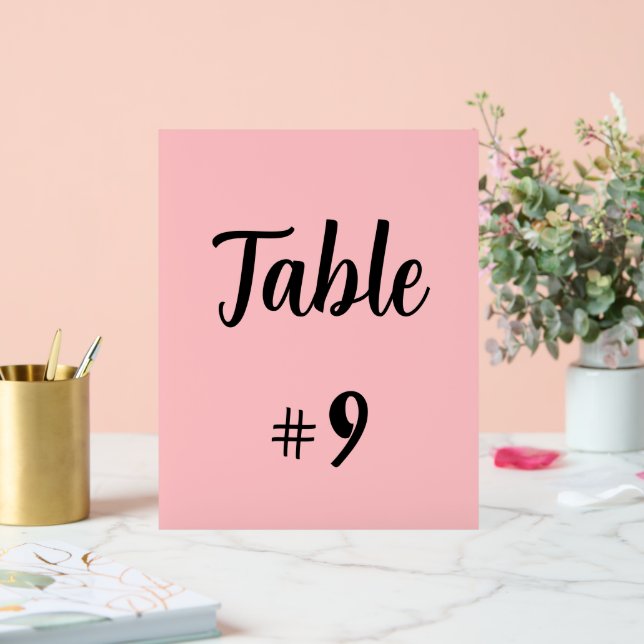 Señal Acrílica Letrero de mesa (Boda)