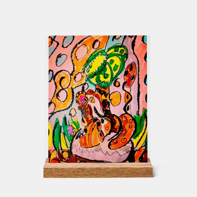 Señal Acrílica Lion just chill (Anverso)