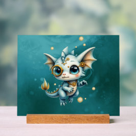 Señal Acrílica Little Steam Dragon – Professional Chaos Engineer.