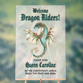 Señal Acrílica Llamando a todos los jinetes de dragones Cumpleaño