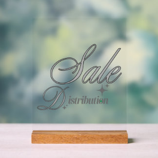 Señal Acrílica Llavero profesional de escritura plateada elegante