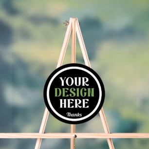 Señal Acrílica Logotipo personalizado de empresa para regalos de 