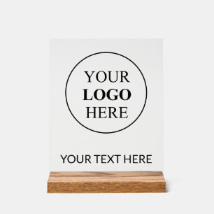 Señal Acrílica Logotipo promocional personalizado - Sin pedido mí