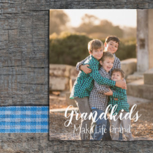 Señal Acrílica Los nietos hacen que la vida sea grande