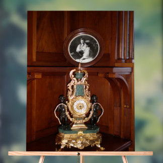 Señal Acrílica Lujoso reloj en la sala real Palacio Livadia