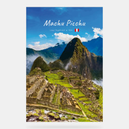 Señal Acrílica Machu Picchu, Perú - Ruinas de la Ciudadela Inca