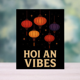 Señal Acrílica Magia de Hoi An – Arte de Linternas